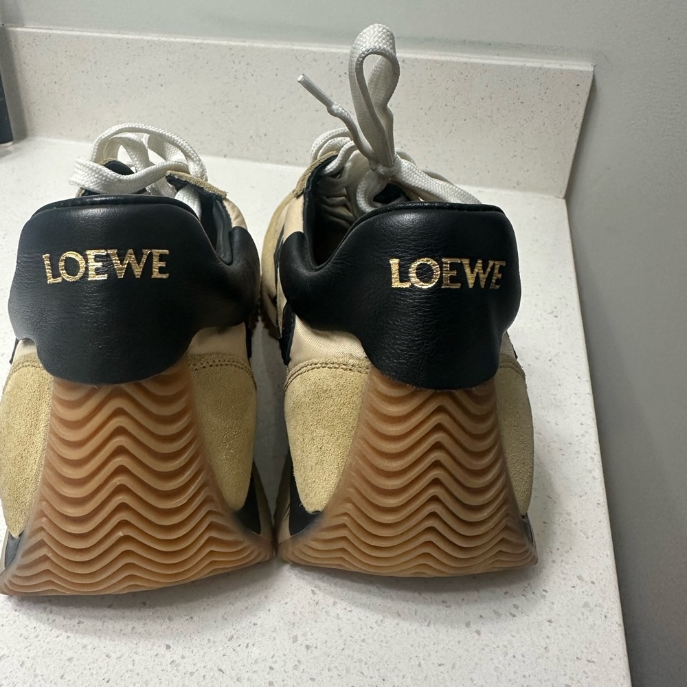 Loewe Cream and Black Sneakers - Picture 7 of 8